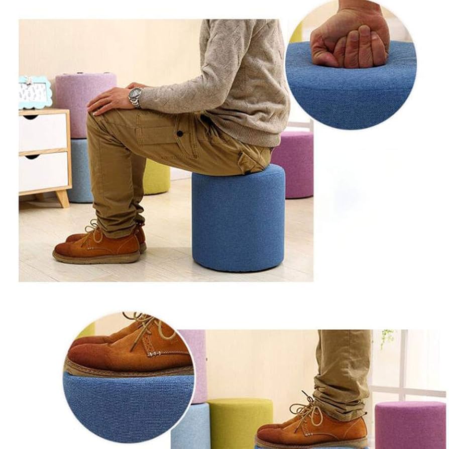 Sale 美品　ブルーのファブリック　スツール オットマン 楽天市場】幅65cm スツール アレッサ ファブリック オットマン